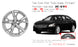 New Single 19" 19x8 Silver Hyper Alloy Wheel For 2012 2013 2014 Nissan Maxima OEM Design Replacement Rim