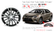 For Toyota Corolla OEM Design Wheel 16" 16X6.5 2016-2019 Machined GREY Single Replacement Rim