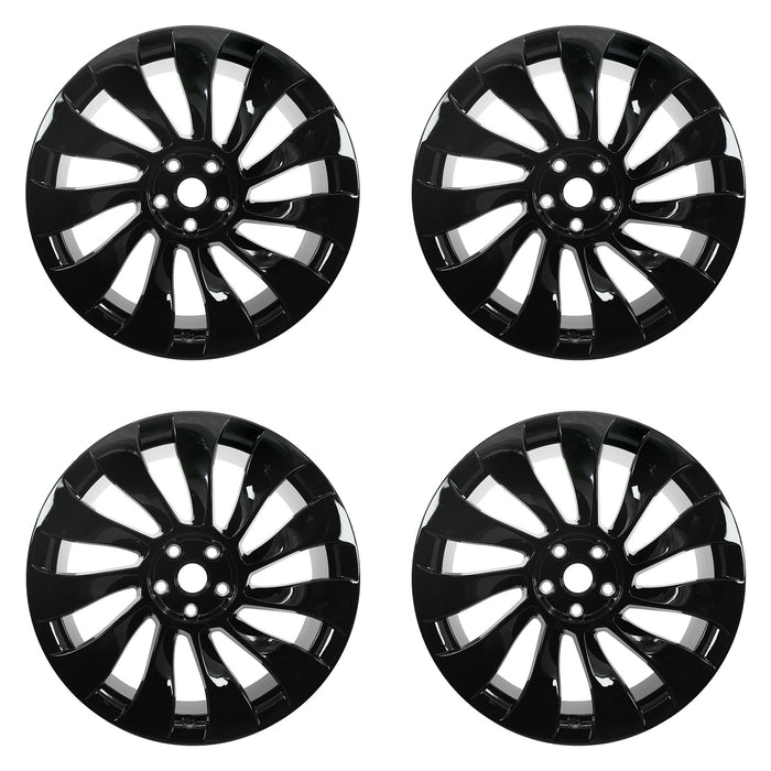 For Tesla Model 3 OEM Design Wheel 20" 20X9 2021-2023  GLOSS BLACK Set of 4 Replacement Rim