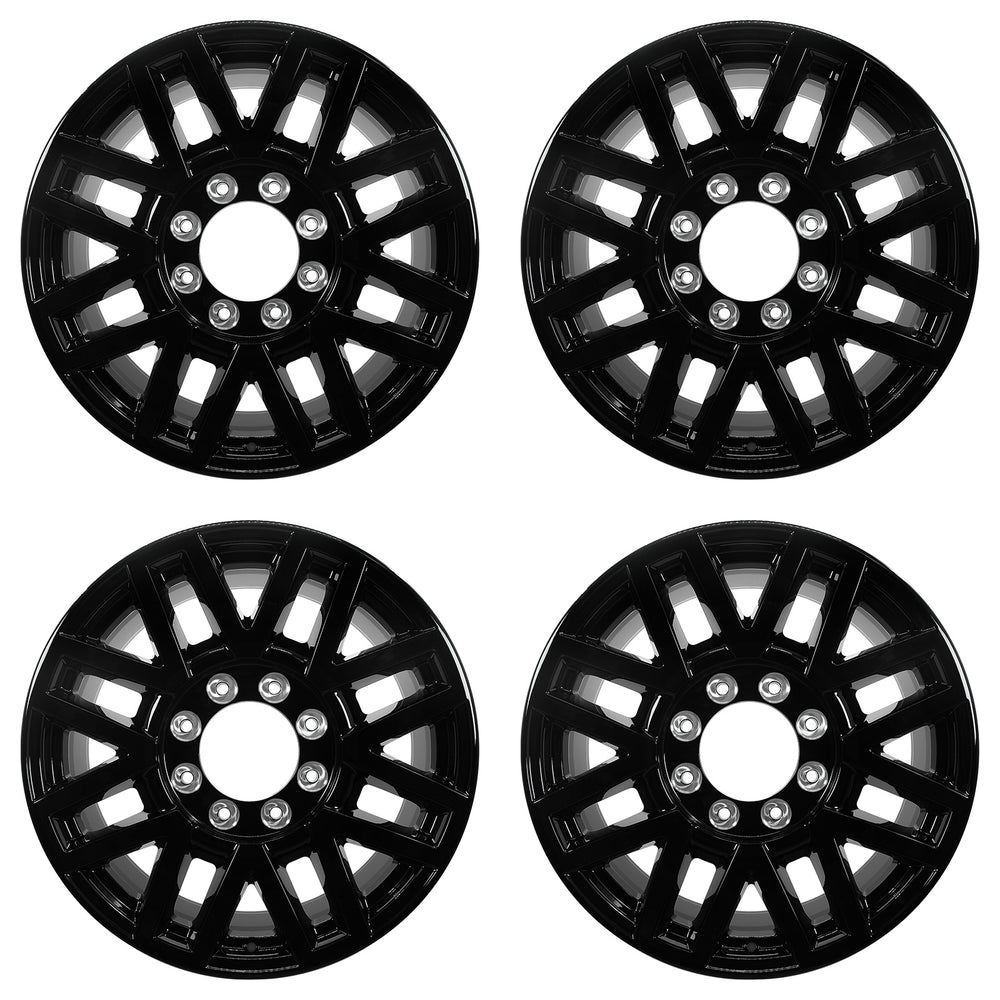 For Ford F250 F350 SRW OEM Design Wheel 20" 2018-2022 20x8 Gloss Black Set of 4 Replacement Rim