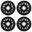 For Ford F250 F350 SRW OEM Design Wheel 20" 2018-2022 20x8 Gloss Black Set of 4 Replacement Rim