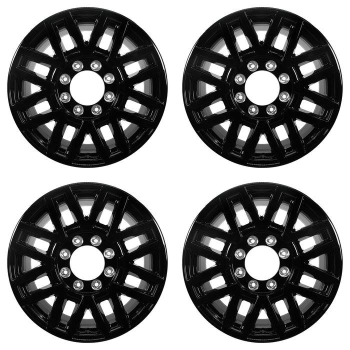 For Ford F250 F350 SRW OEM Design Wheel 20" 2018-2022 20x8 Gloss Black Set of 4 Replacement Rim