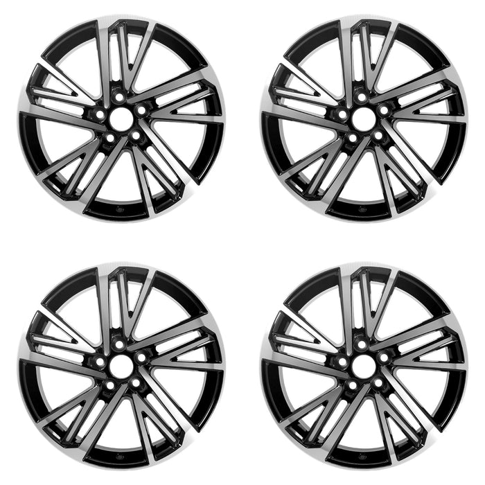 For Toyota Camry OEM Design Wheel 19" 19x8 2025 Machined Black Set of 4 Replacement Rim