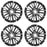 For Lexus ES300h ES250 ES350 OEM Design Wheel 18" 18x8 2022-2024 Machined Charcoal Set of 4 Replacement Rim