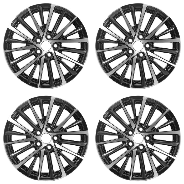 For Lexus ES300h ES250 ES350 OEM Design Wheel 18" 18x8 2022-2024 Machined Charcoal Set of 4 Replacement Rim