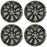 For Honda Accord OEM Design Wheel 18" 18x8 2013-2015 GLOSS BLACK Set of 4 Replacement Rim