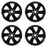 For Ford F-150 OEM Design Wheel 20" 20X8.5 2021-2023 GLOSS BLACK Set of 4 Replacement Rim