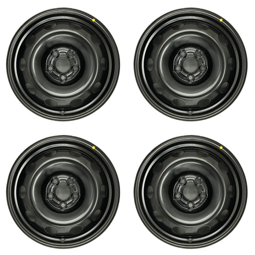 For Toyota Corolla OEM Design Steel Wheel 15" 15X6 2009-2020 Black Set of 4 Replacement Rim