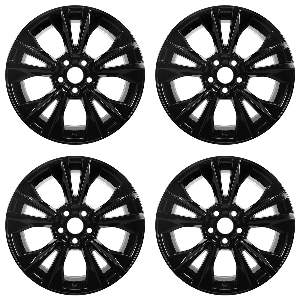 For Toyota Hinghlander OEM Design Wheel 18" 18x7.5 2014-2019 Gloss Black Set of 4 Replacement Rim