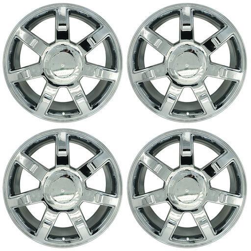 22" Set of 4 Brand New 22x9 Chrome Alloy Wheels for 2007-2014 Cadillac Escalade ESV EXT OEM Quality Replacement Rim