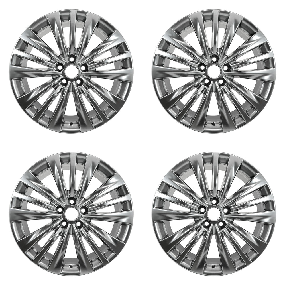 For Toyota Highlander OEM Design Wheel 20" 20X8 2020-2025 Hyper Silver Set of 4 Replacement Rim