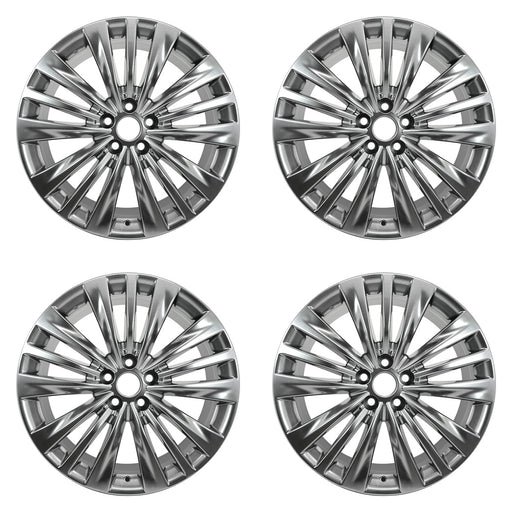 For Toyota Highlander OEM Design Wheel 20" 20X8 2020-2025 Hyper Silver Set of 4 Replacement Rim