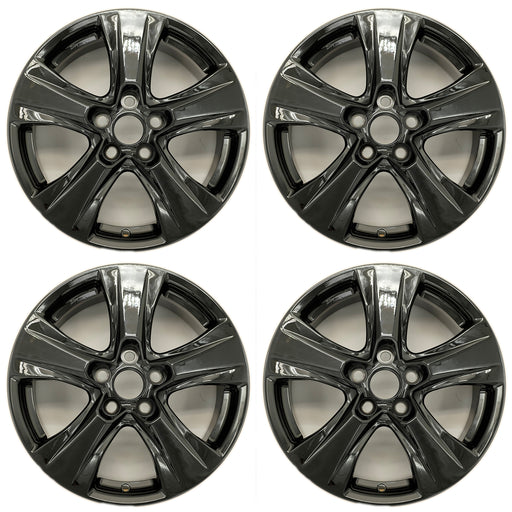 For Toyota RAV4 OEM Design Wheel 17” 17x7 2019-2024 GLOSS BLACK Set of 4 Replacement Rim