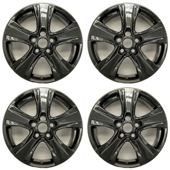 For Toyota RAV4 OEM Design Wheel 17” 17x7 2019-2024 GLOSS BLACK Set of 4 Replacement Rim