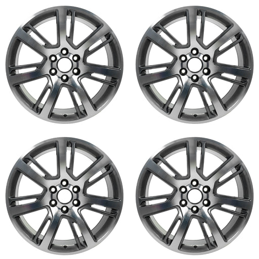 For Cadillac Escalade ESV OEM Design Wheel 22" 2015-2017 Machined Grey Set of 4 Replacement Rim