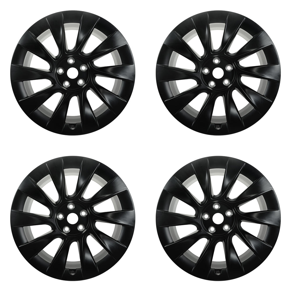 For Tesla Model Y OEM Design Wheel 20" 20x9.5 2020-2023 Black Set of 4 Replacement Rim