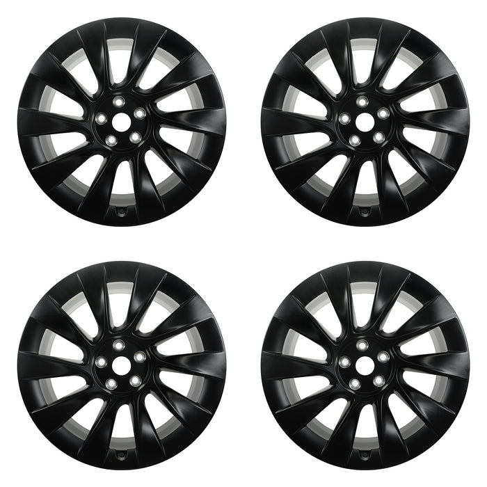 For Tesla Model Y OEM Design Wheel 20" 20x9.5 2020-2023 Black Set of 4 Replacement Rim