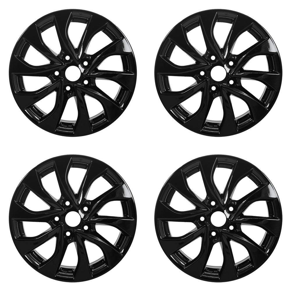 For Nissan Sentra OEM Design Wheel 16" 2016-2019 16X6.5 GLOSS BLACK Set of 4 Replacement Rim