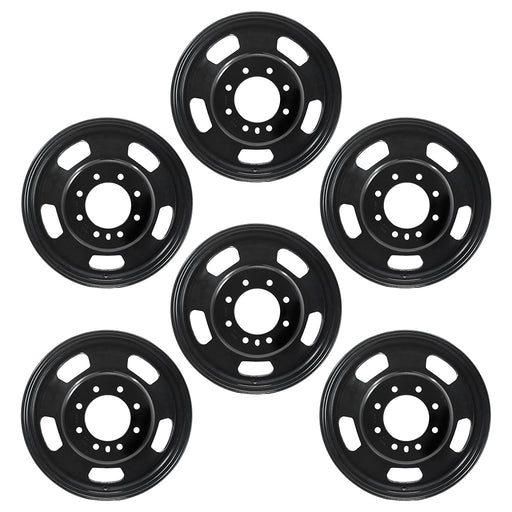 17" 17x6 Set of 6 Brand New Dually Wheel For 2003-2018 Dodge Ram 3500 SUPER DUTY DRW OEM Design Replacement Rim