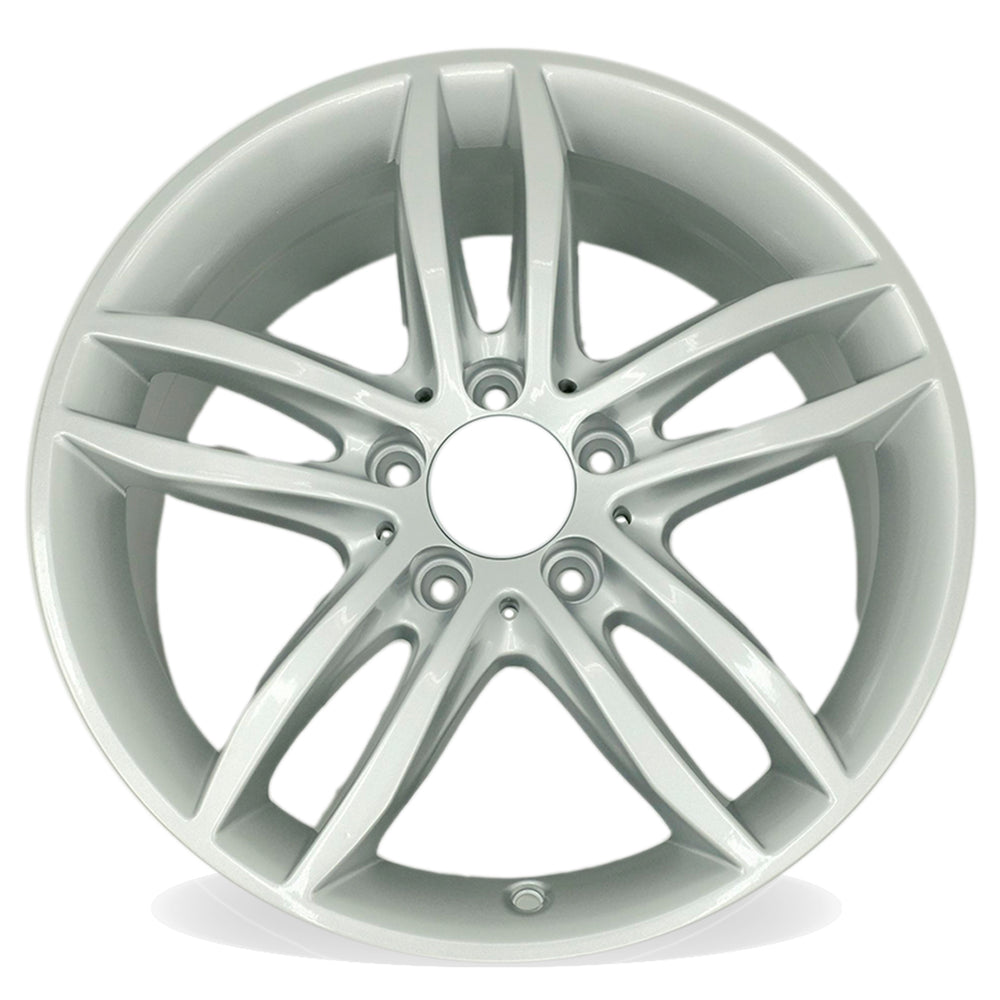 For Front Mercedes-Benz C-Class C250 C300 C350 2012-2014 OEM Design Wheel 17" 17x7.5 Silver Single Replacement Rim