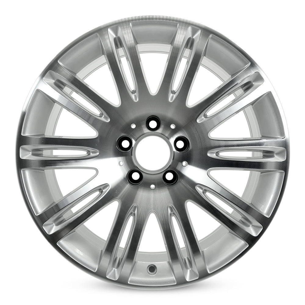 REAR For Mercedes E350 E550 OEM Design Wheel 18" 18x9 2007-2009 Machined Silver Single Replacement Rim