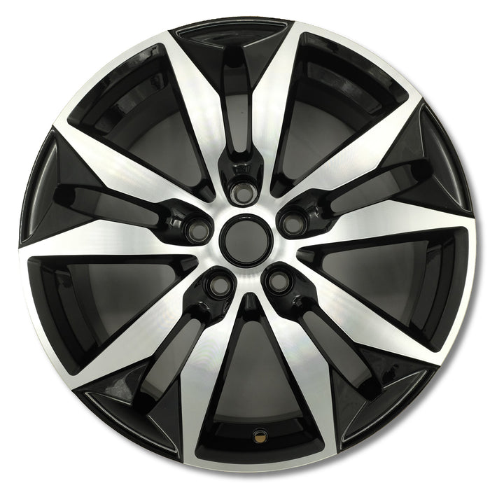 For Chevrolet Malibu OEM Design Wheel 18" 18x8.5 2016-2024 Machined Black Set of 4 Replacement Rim