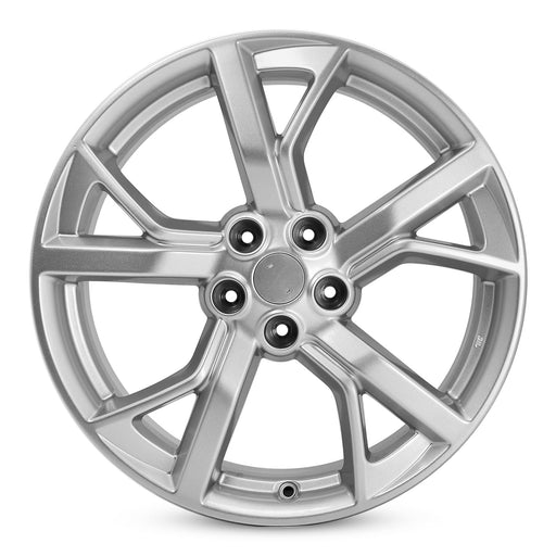 New Single 19" 19x8 Silver Hyper Alloy Wheel For 2012 2013 2014 Nissan Maxima OEM Design Replacement Rim