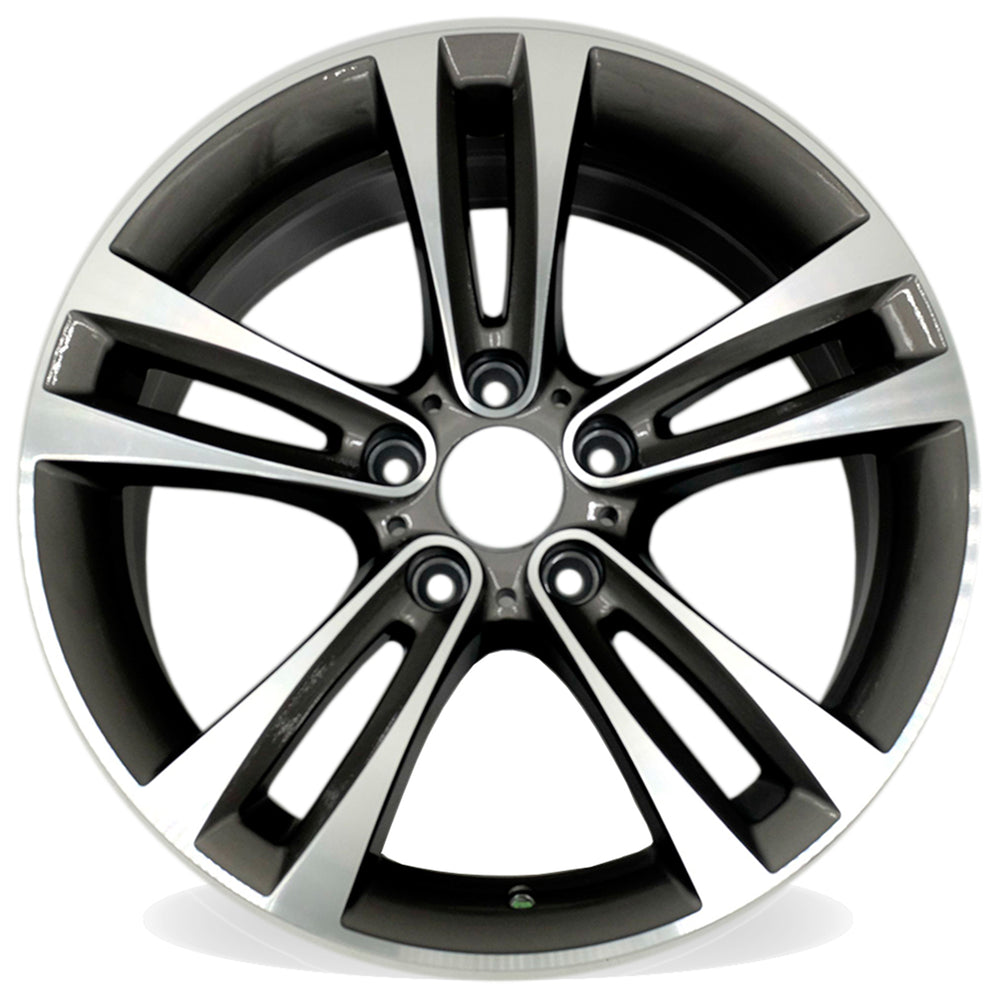 For BMW 3 Series 4 Series OEM Design Wheel 18" 18x8 Machined Grey 2012-2020 Single Replacement Rim