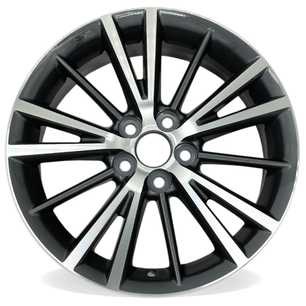 For Toyota Corolla OEM Design Wheel 16" 16X6.5 2016-2019 Machined GREY Single Replacement Rim