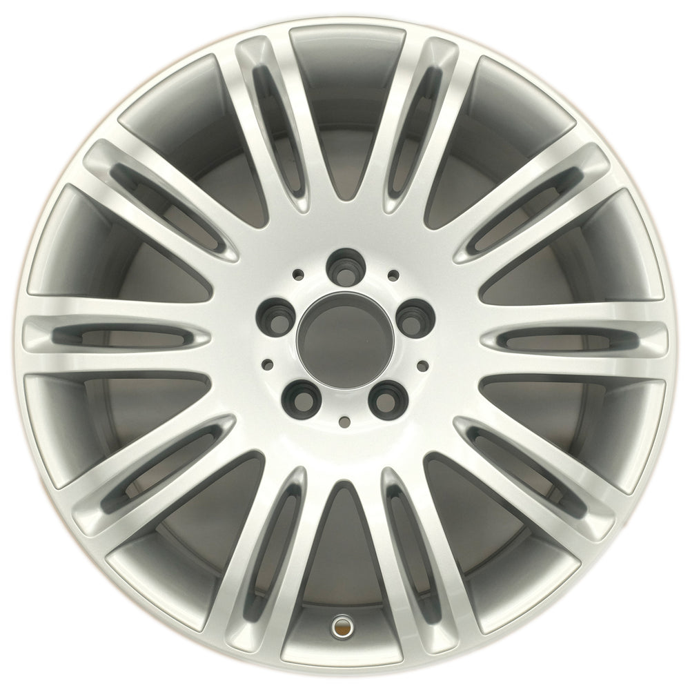 FRONT For Mercedes E350 E550 OEM Design Wheel 18" 18x8.5 2007-2009 Silver Single Replacement Rim