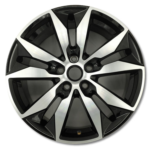 For Chevrolet Malibu OEM Design Wheel 18" 18x8.5 2016-2024 Machined Black Single Replacement Rim