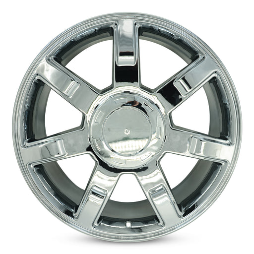 22" Brand New Single 22x9 Chrome Alloy Wheel for 2007-2014 Cadillac Escalade ESV EXT OEM Quality Replacement Rim