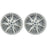 For Tesla Model S OEM Design Wheel 19" 2020-2023 19x8.5 Silver Set of 2 Replacement Rim 148628500-A