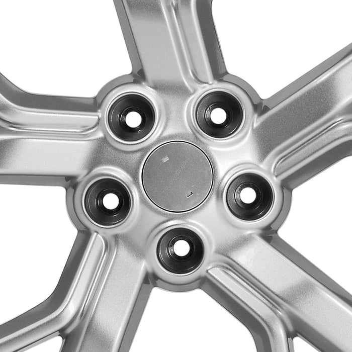 New Single 19" 19x8 Silver Hyper Alloy Wheel For 2012 2013 2014 Nissan Maxima OEM Design Replacement Rim