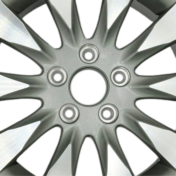 For Honda Civic OEM Design Wheel 16" 16X6.5 Machined Grey 2009-2011 Single Replacement Rim