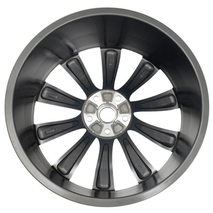 21" Single 21x8.5 Charcoal Alloy Front Wheel For Tesla Model S 2012-2017 OEM Quality Replacement Rim 98727 6005868