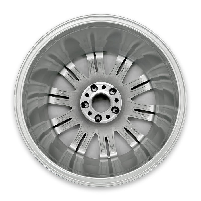 Front Rear For Mercedes E350 E550 OEM Design Wheel 18" 18x8.5 18x9 2007-2009 Machined Silver Set of 4 Replacement Rim