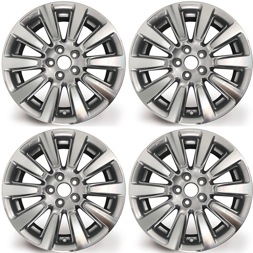 SET OF 4 New 18" 18x7 Alloy Wheels for Toyota Sienna 2011-2020 Machined SILVER OEM Quality Replacement Rim